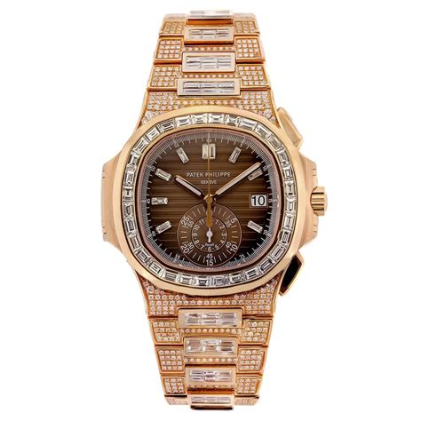 patek philippe nautilus gold|Patek Philippe Nautilus full diamond.